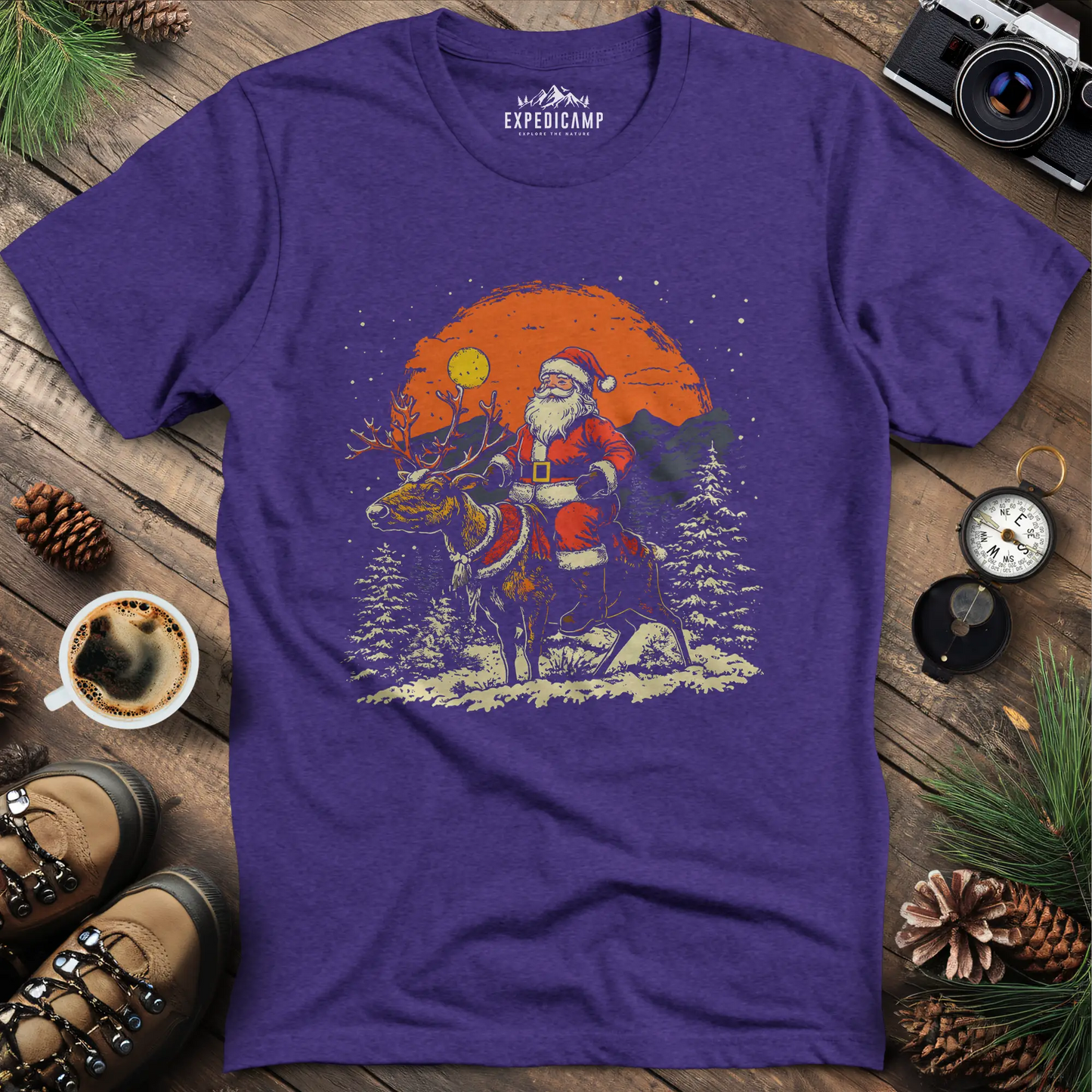 Santa in the Wilderness T-Shirt