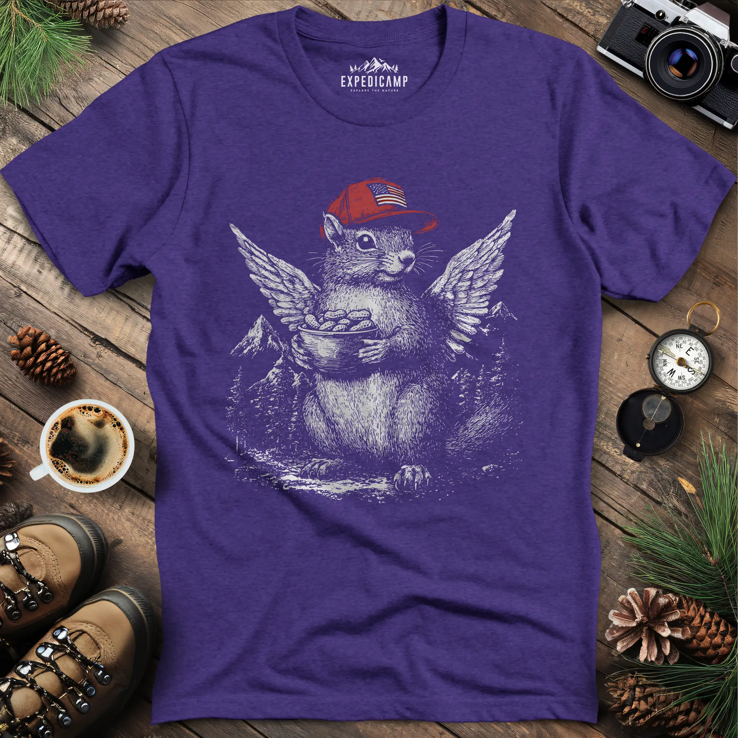 Patriotic Peanut Tribute T-Shirt - Forest Guardian Edition