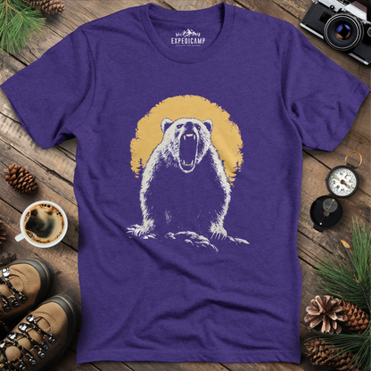 Roaring Grizzly Bear T-Shirt – Fierce Wilderness Beast Design