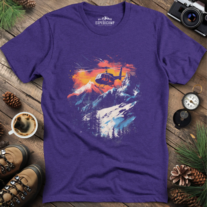 Mountain Rescue Helicopter Adventure T-Shirt