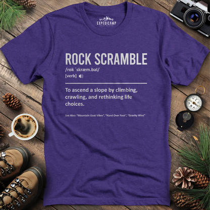 Rock Scramble Definition T-Shirt