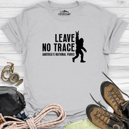 Bigfoot Leave No Trace America's National Parks T-Shirt