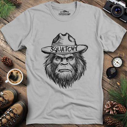 Bigfoot Sasquatch Silhouette Ranger T-Shirt