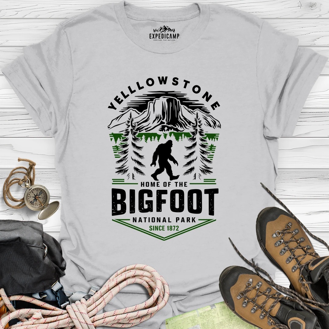 Yellowstone Home Of The Bigfoot National Park T-Shirt