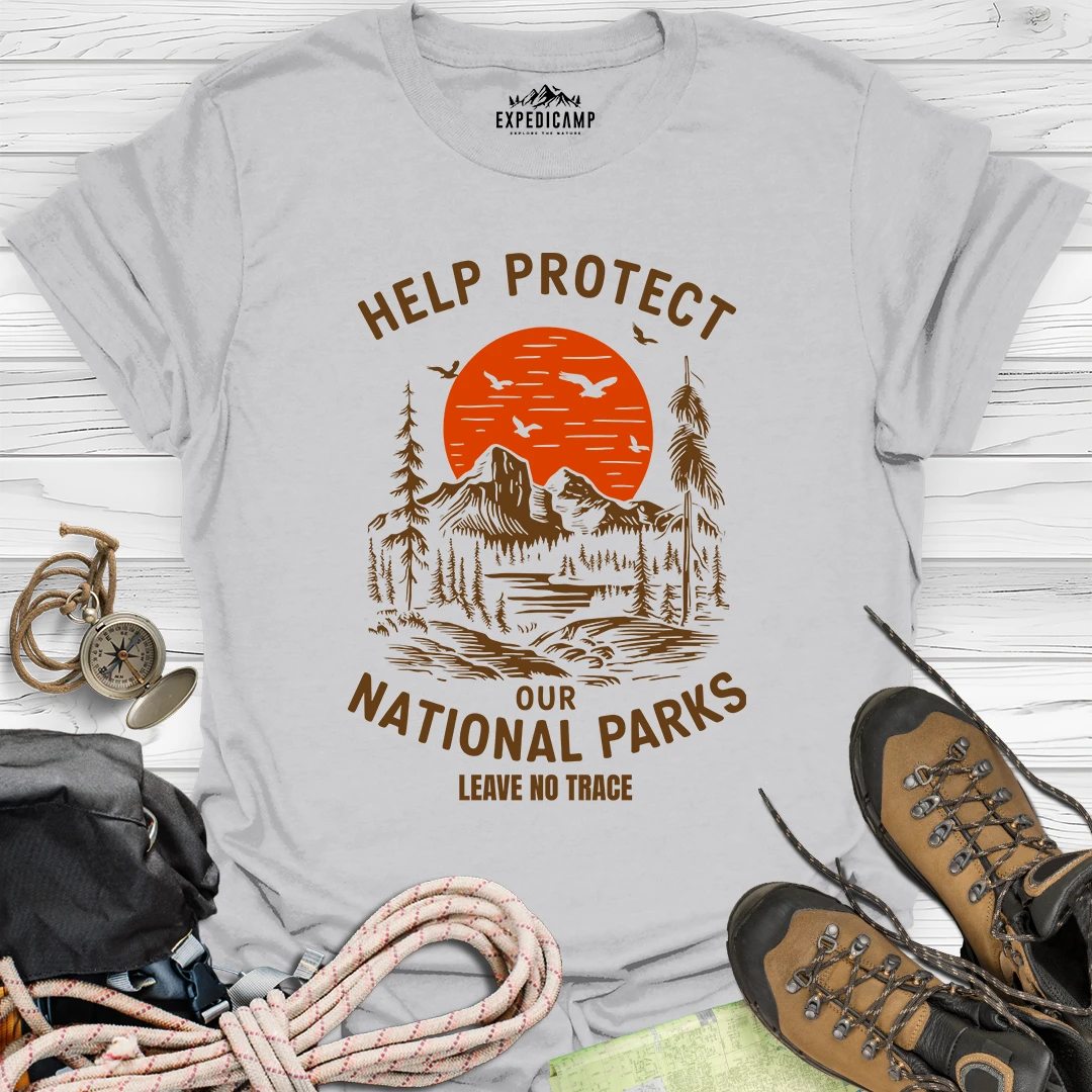 Help Protect Our National Parks Leave No Trace T-Shirt