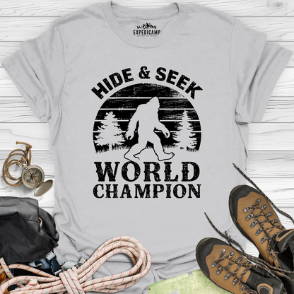 Bigfoot Hide And Seek World Champion T-Shirt