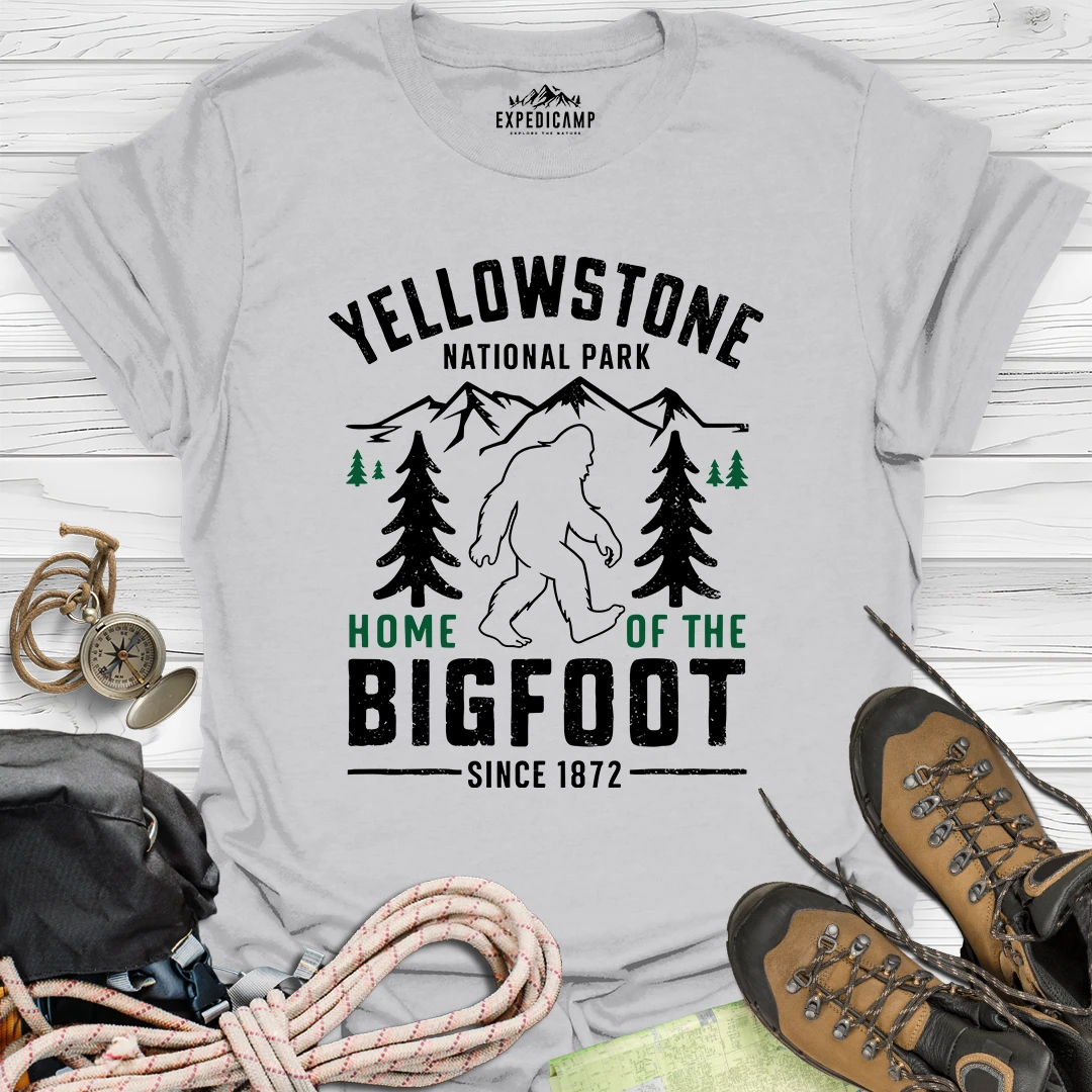 Yellowstone Home Of The Bigfoot National Park T-Shirt