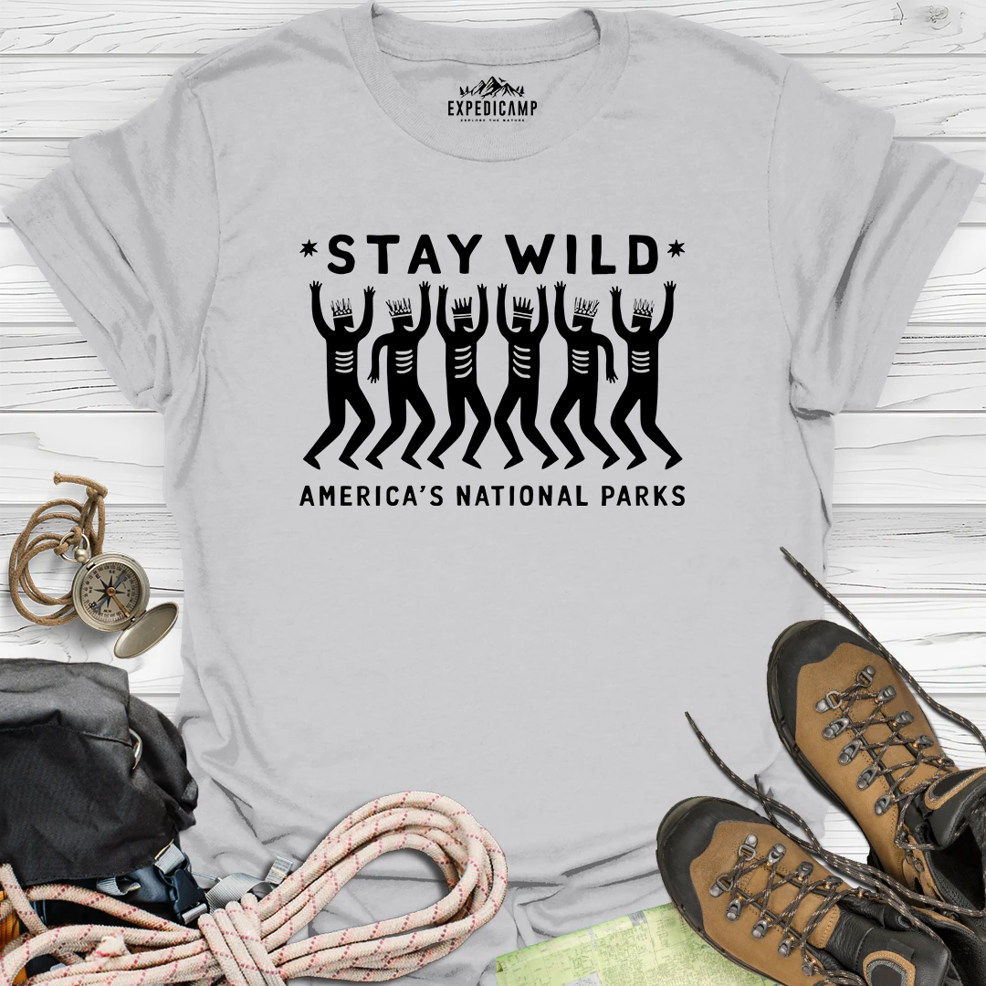 Stay Wild America's National Parks T-Shirt