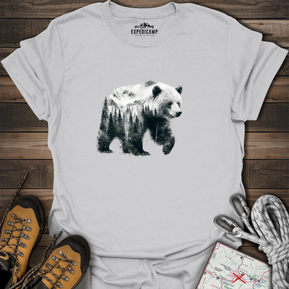 Double Exposure Bear T-Shirt