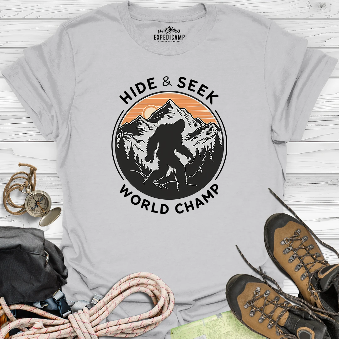 Bigfoot Hide And Seek World Champ T-Shirt