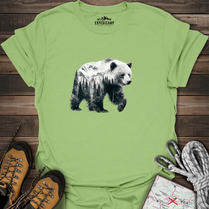 Double Exposure Bear T-Shirt