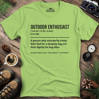 Outdoor Enthusiast Definition T-Shirt