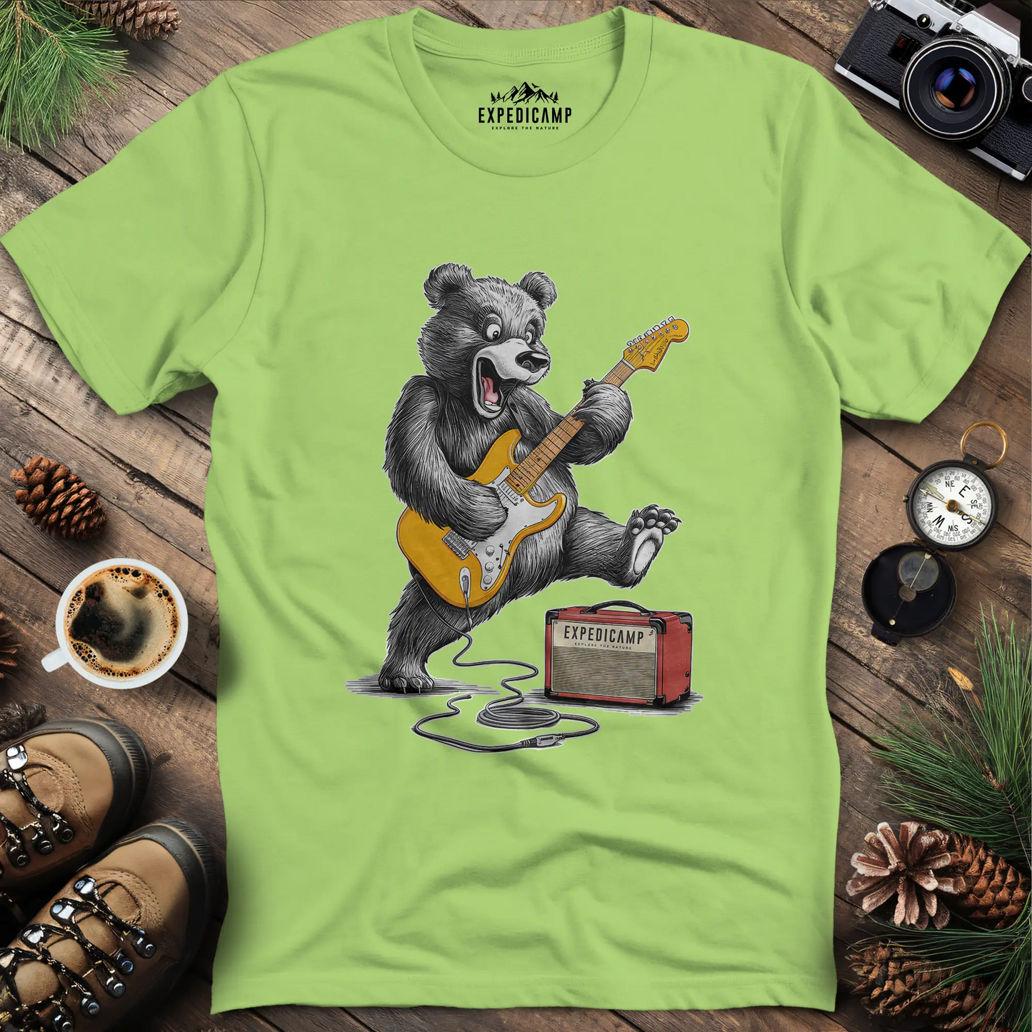 Bear Amp Rock T-Shirt