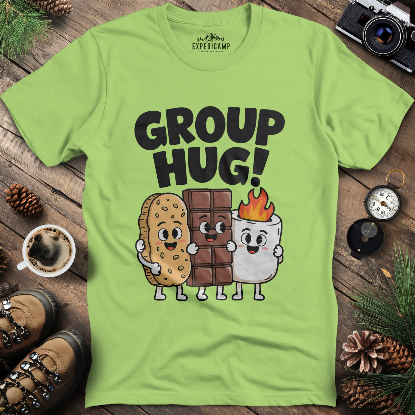 Group Hug Camping T-Shirt