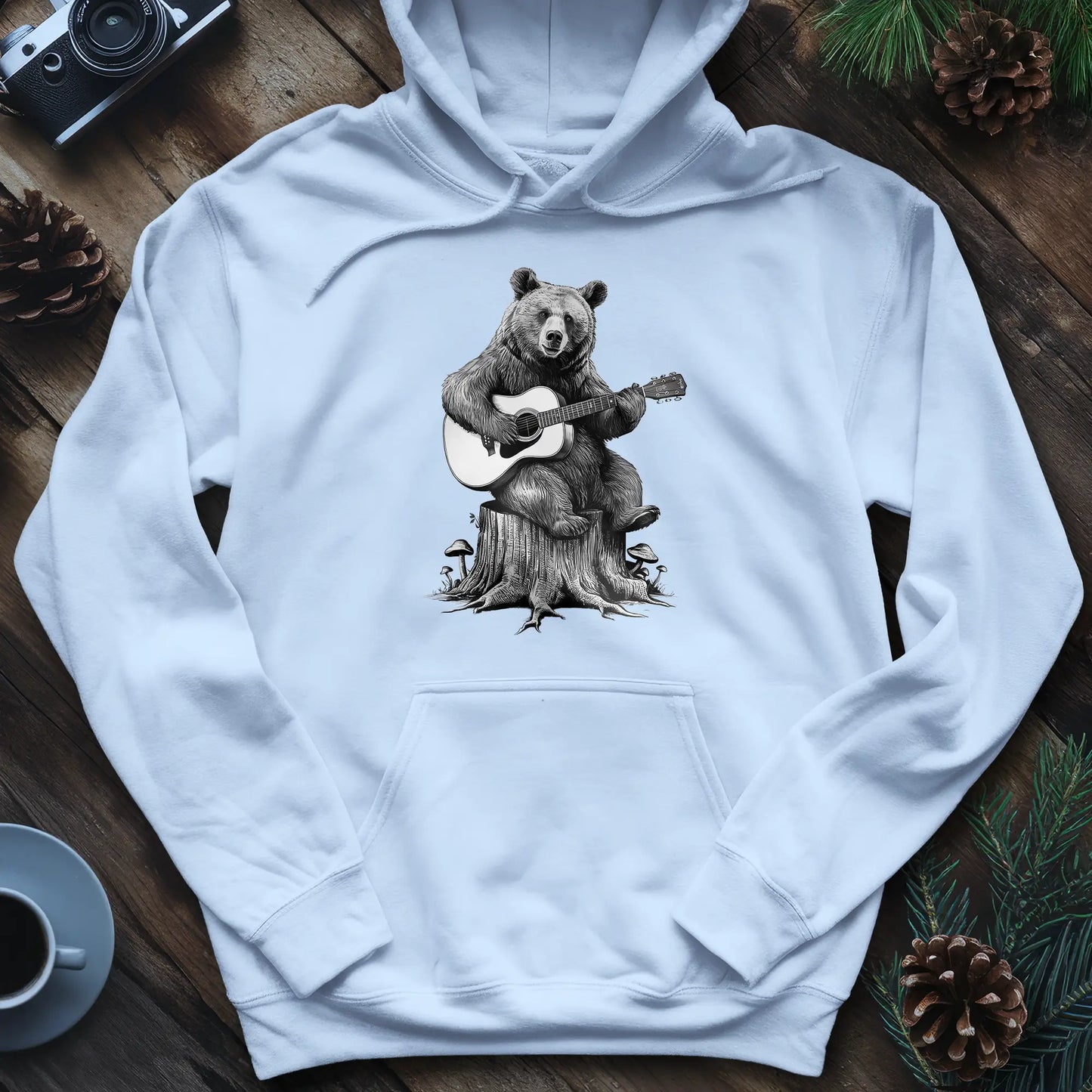 Bear Guitar Hoodie