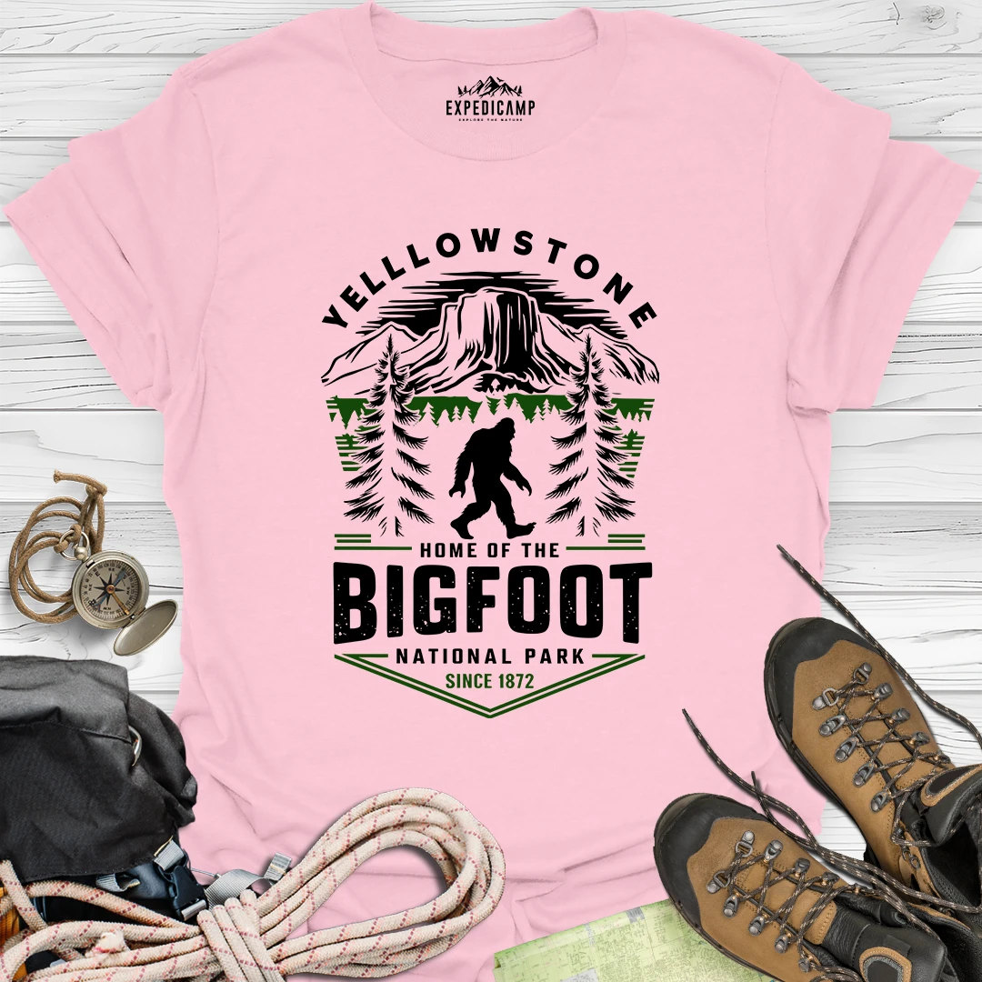 Yellowstone Home Of The Bigfoot National Park T-Shirt