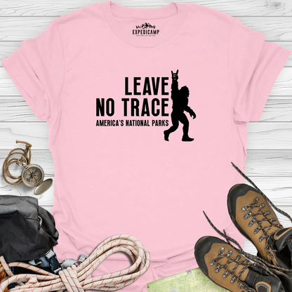 Bigfoot Leave No Trace America's National Parks T-Shirt