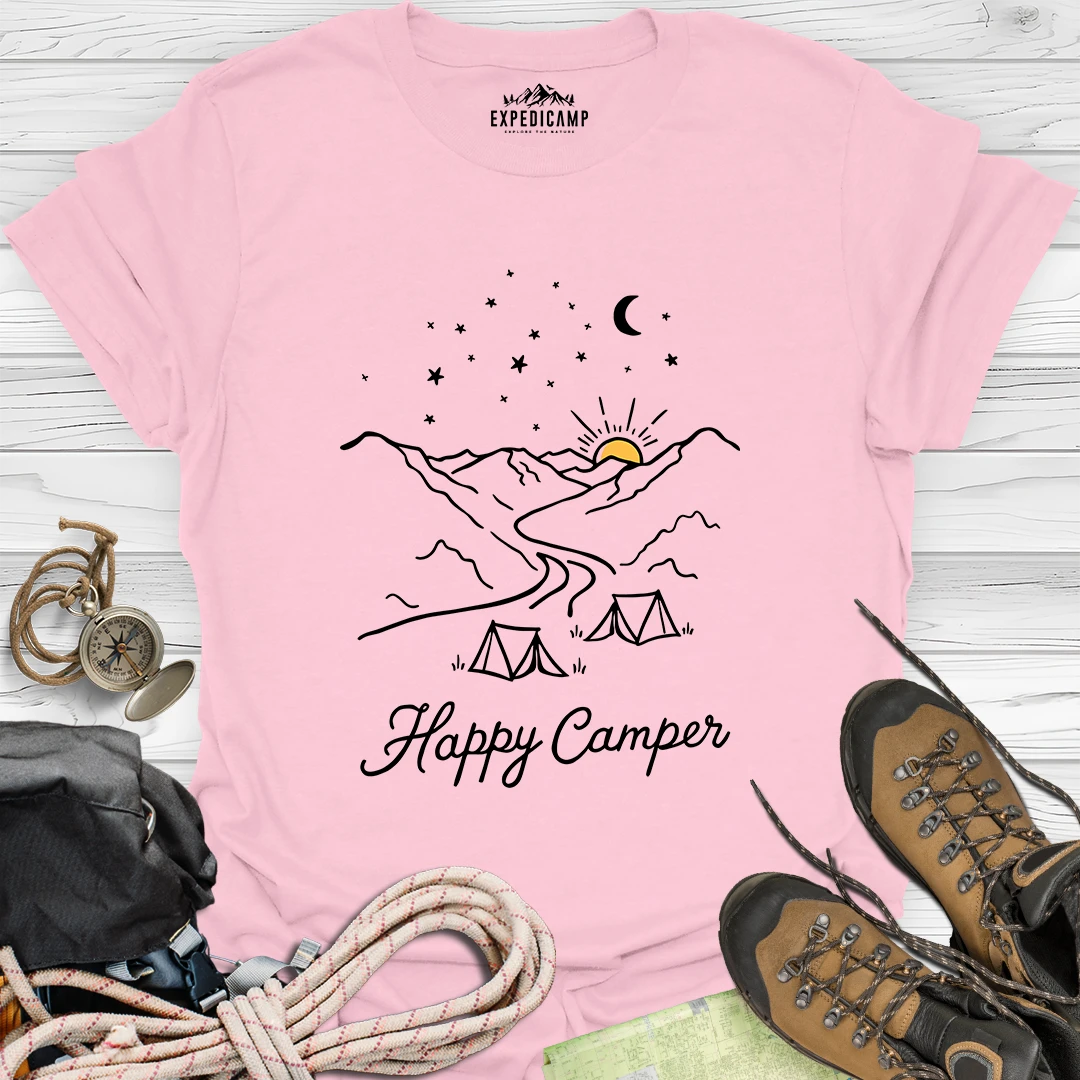 Happy Camper Camping T-Shirt