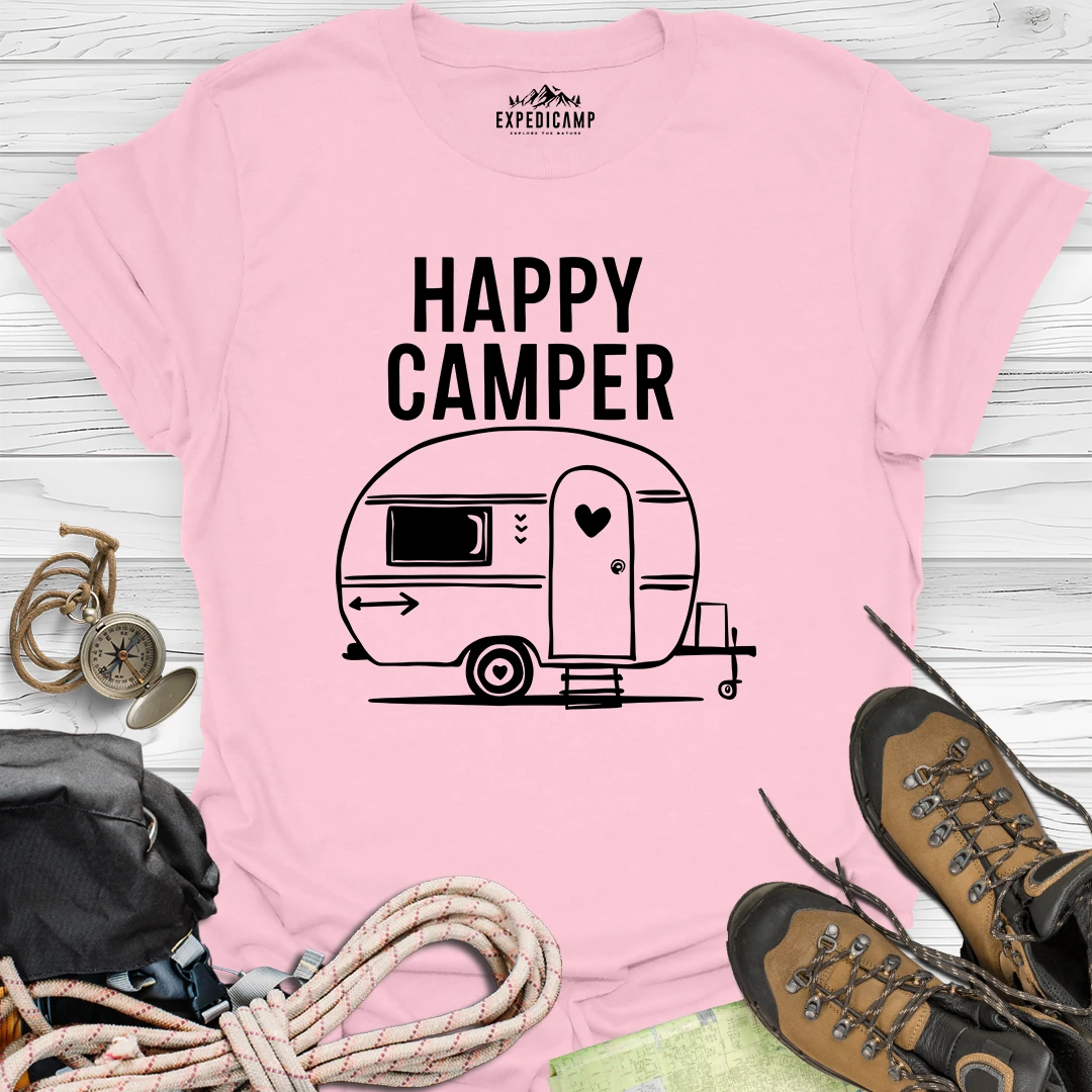 Happy Camper Camping T-Shirt