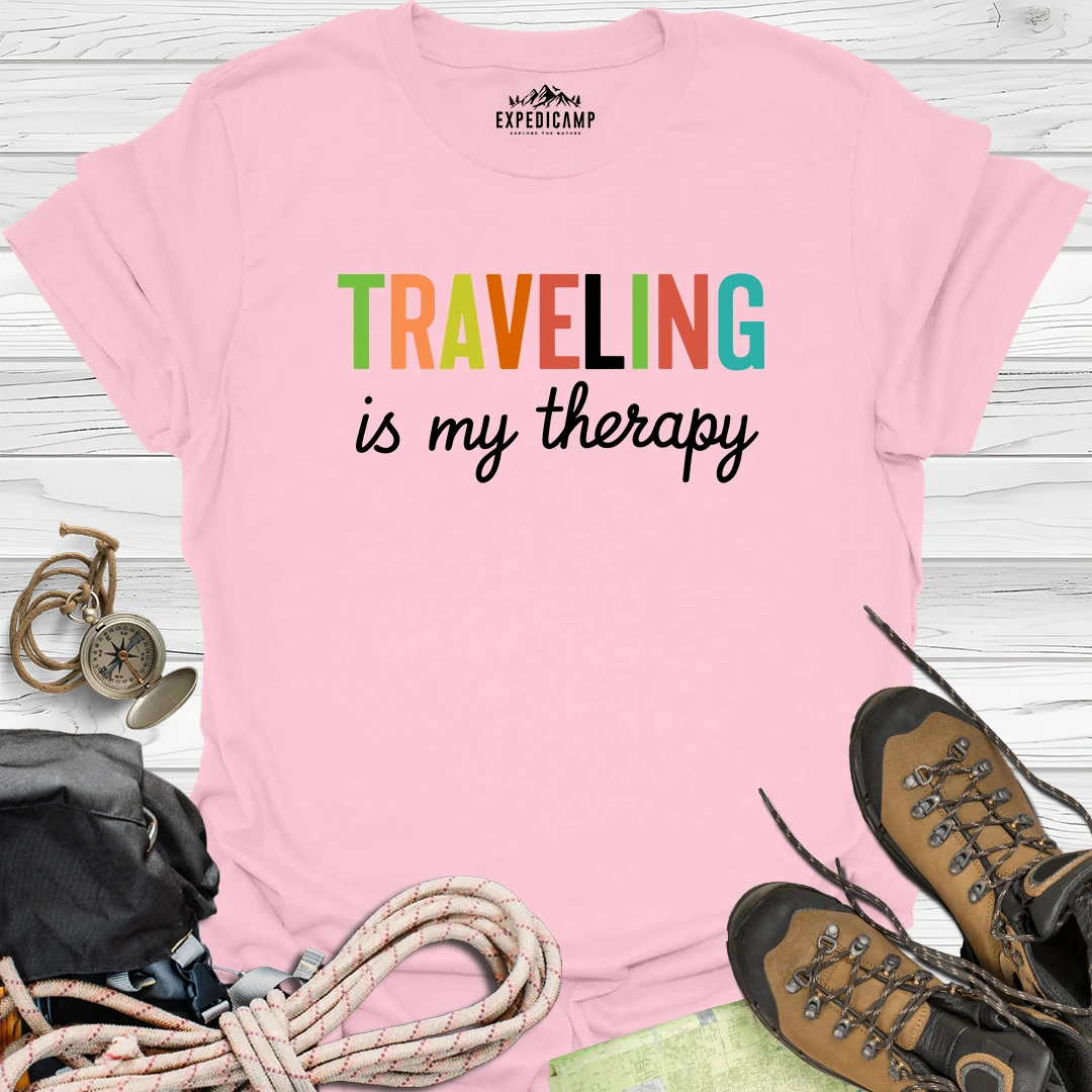 Traveling Is My Therapy T-Shirt