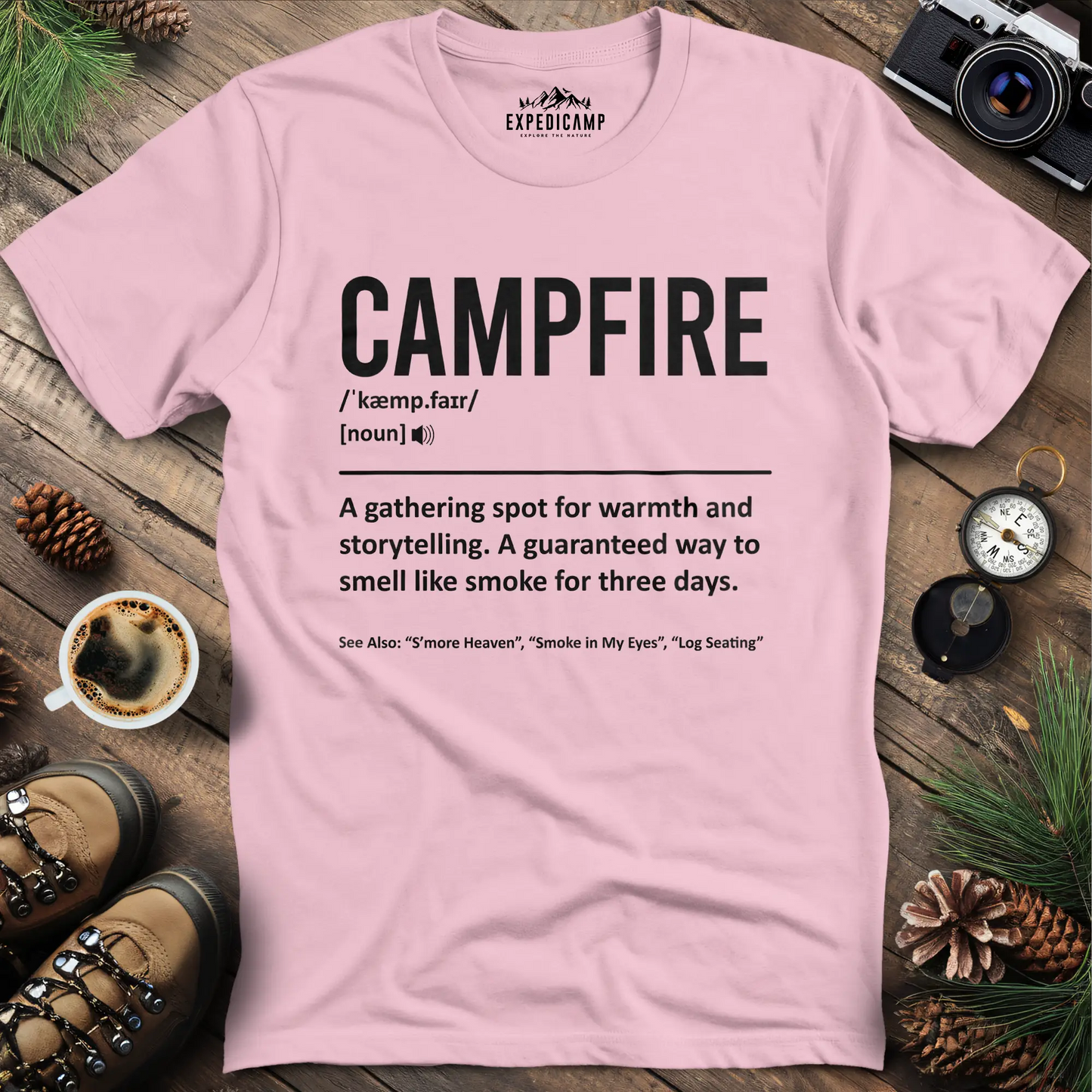 Campfire Definition T-Shirt