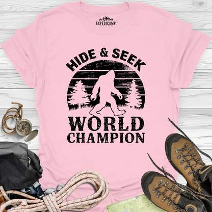 Bigfoot Hide And Seek World Champion T-Shirt