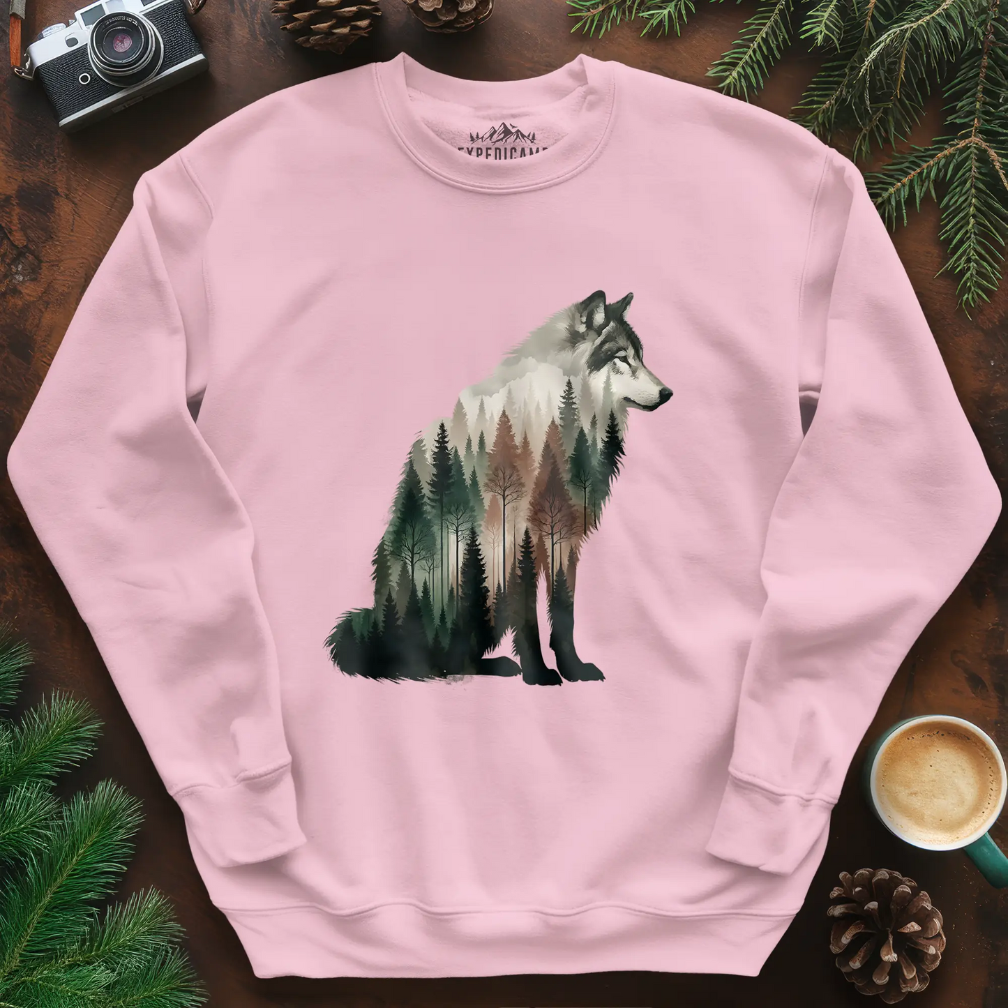 Double Exposure Wolf Sweatshirt