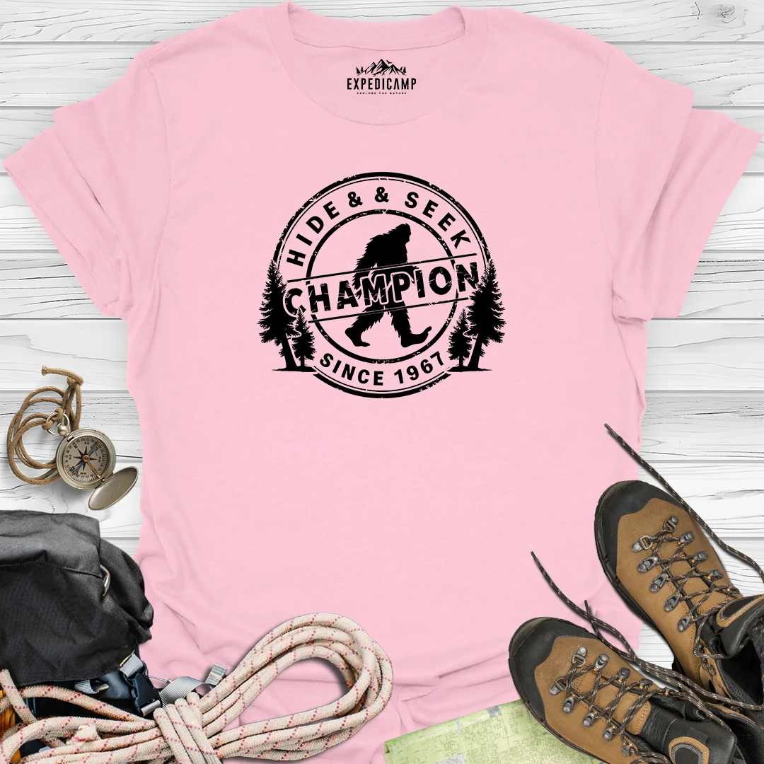 Bigfoot Hide And Seek World Champion SINCE 1967 T-Shirt