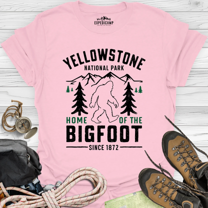 Yellowstone Home Of The Bigfoot National Park T-Shirt