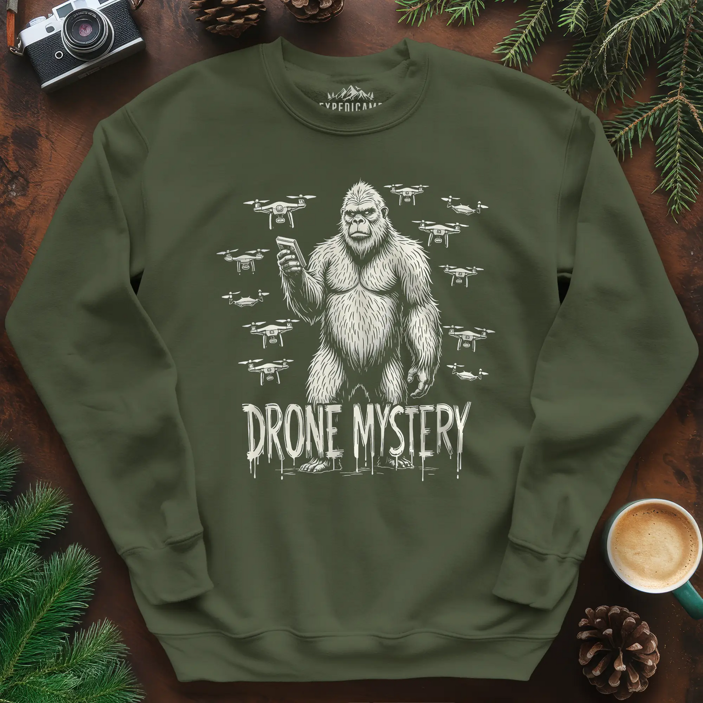 Drone Mystery New Jersey Bigfoot USA Sweatshirt