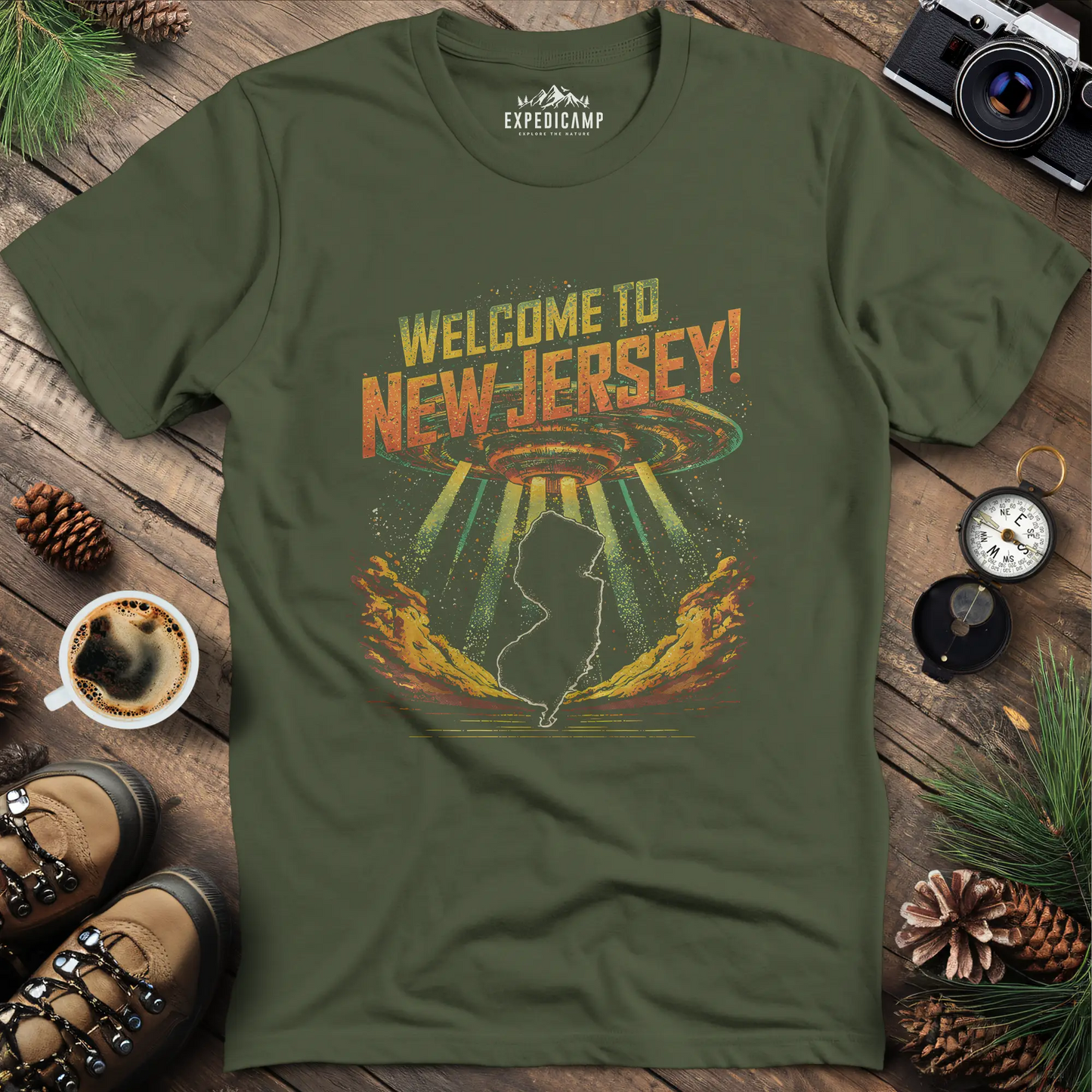 Welcome to New Jersey UFO T-Shirt