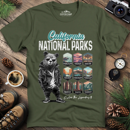 California National Parks Bear T-Shirt