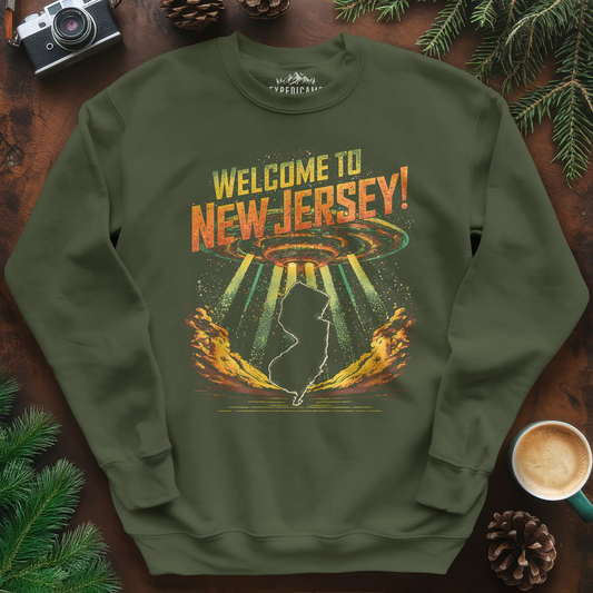 Welcome to New Jersey UFO Sweatshirt