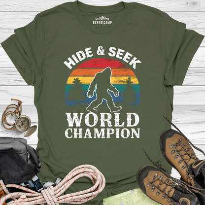 Bigfoot Hide And Seek World Champion T-Shirt