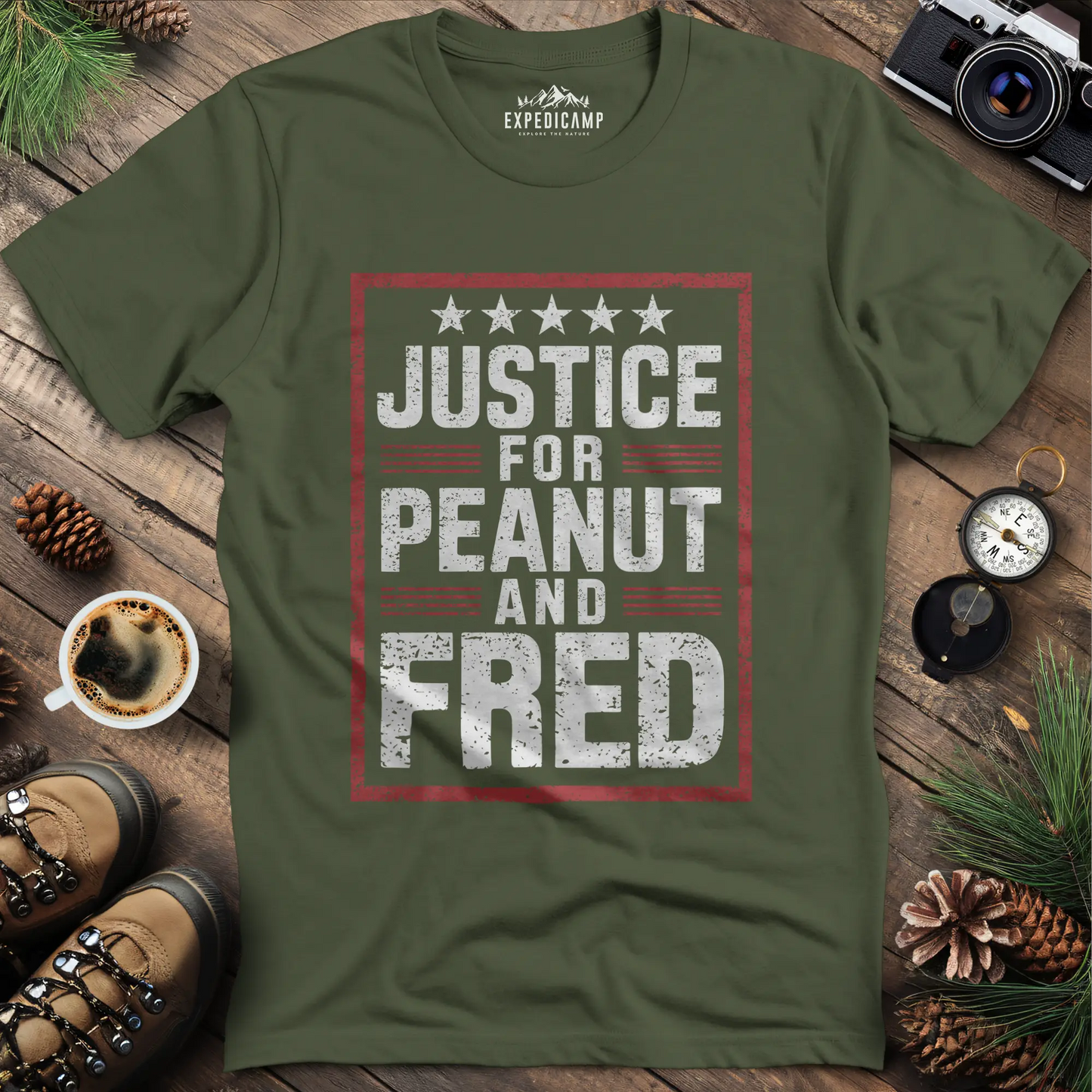 Justice for Peanut and Fred T-Shirt - Animal Heroes Memorial