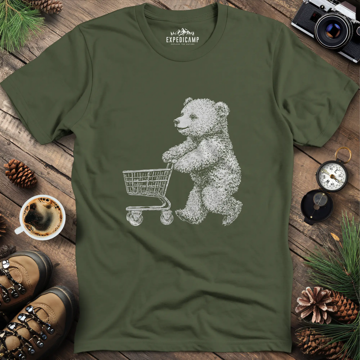 Shopping Bear T-Shirt