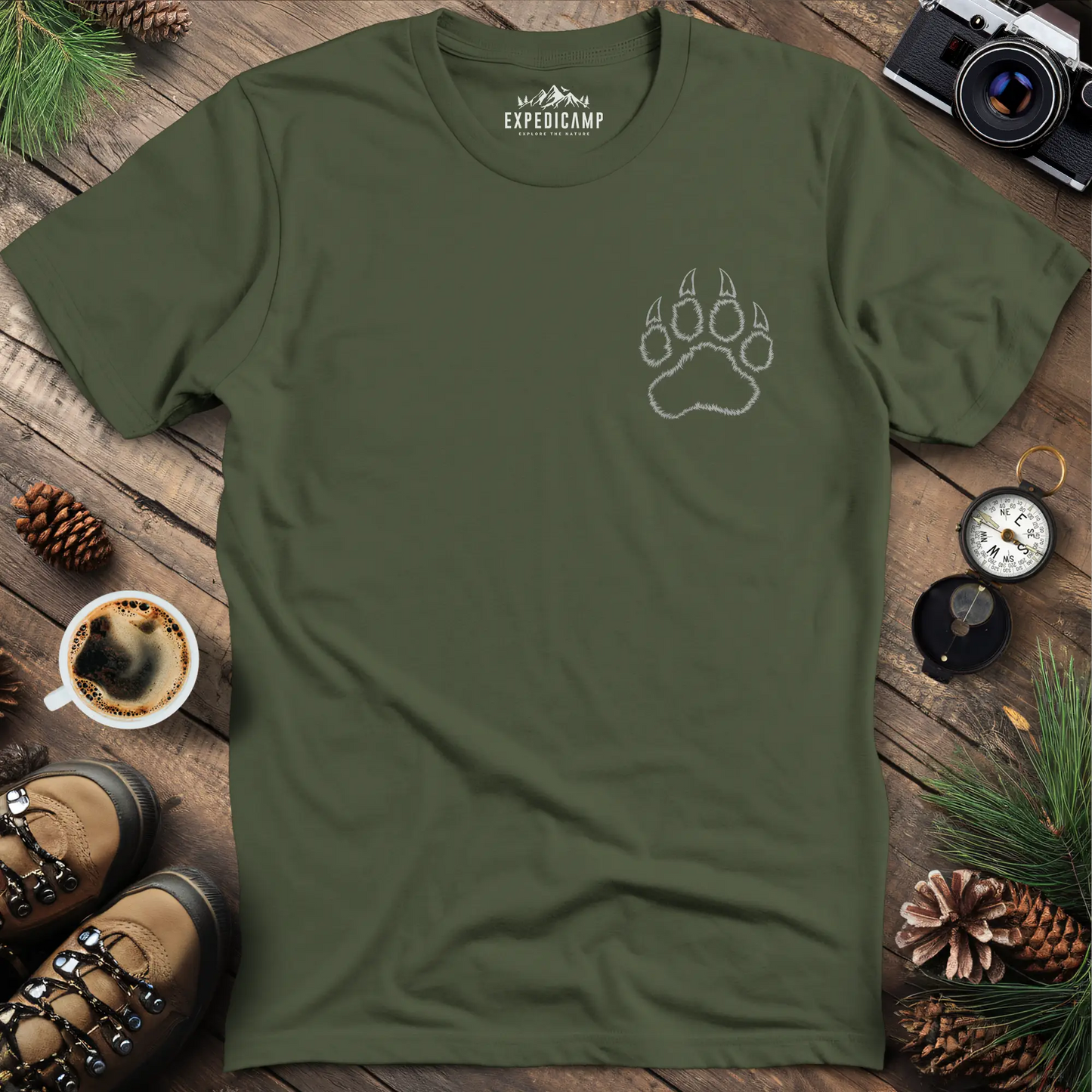 Bear Paw Print T-Shirt