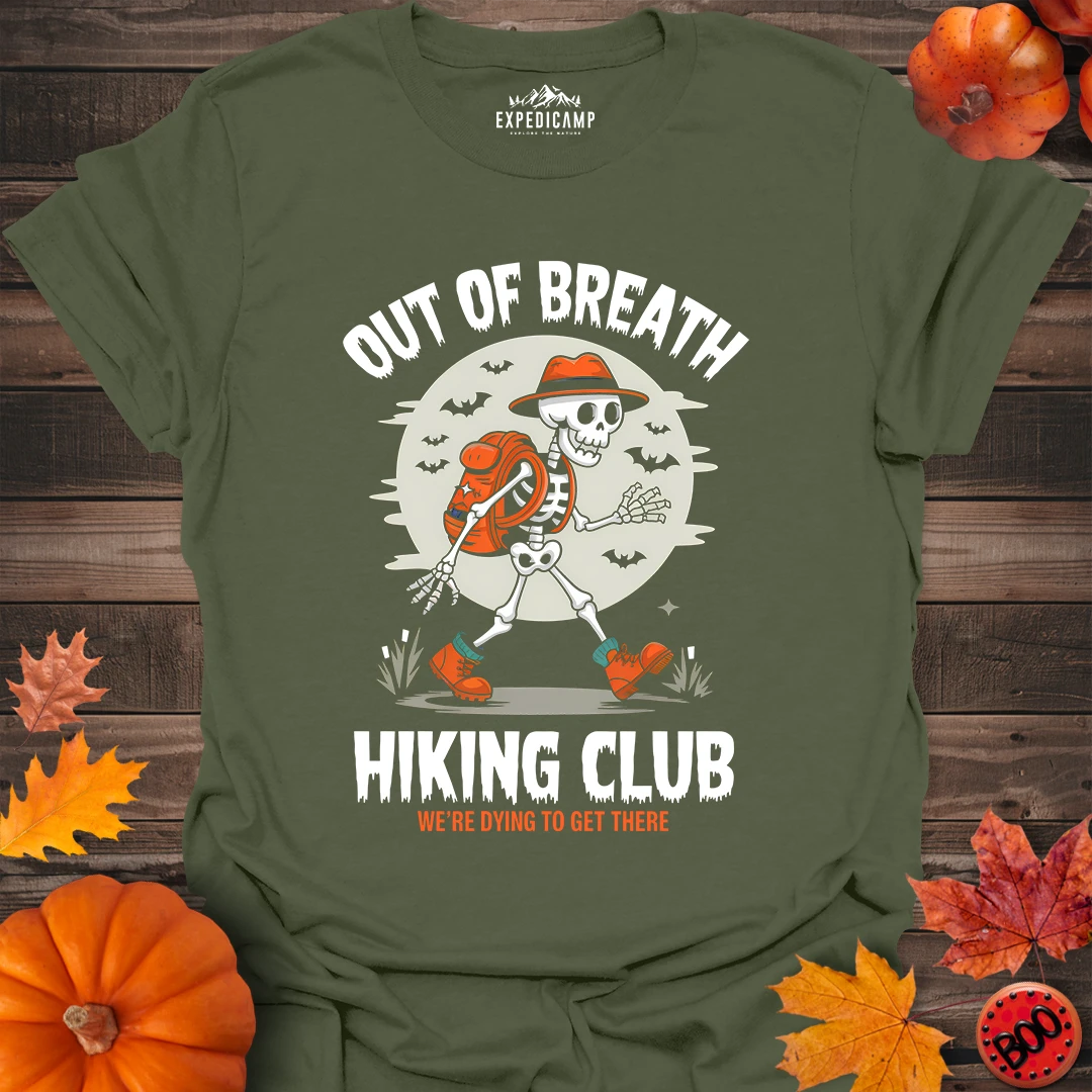 Out Of Breath Hiking Society T-Shirt