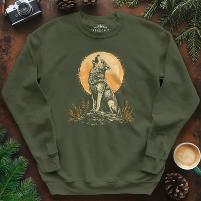 Howling Wolf Under the Moon Sweatshirt