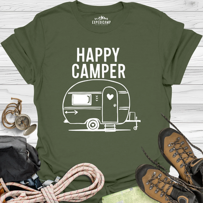 Happy Camper Camping T-Shirt