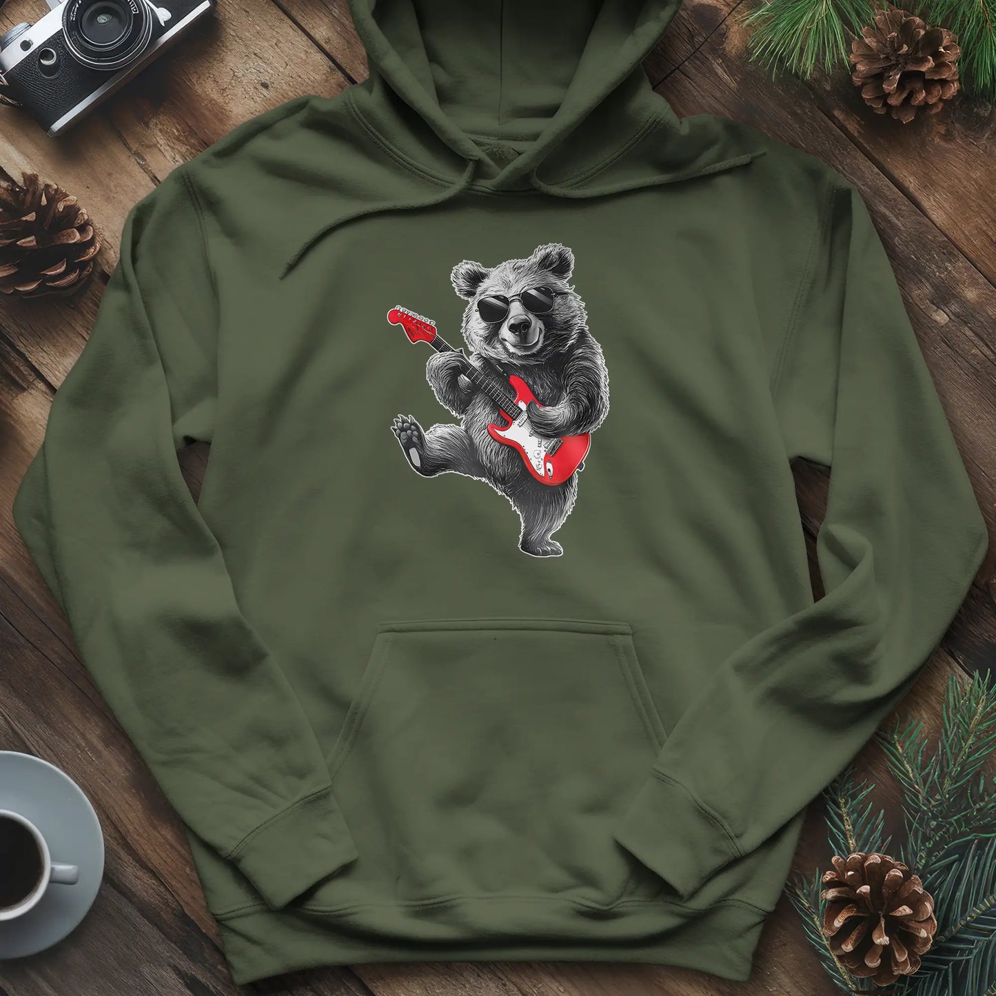 Bear Rock Star Hoodie