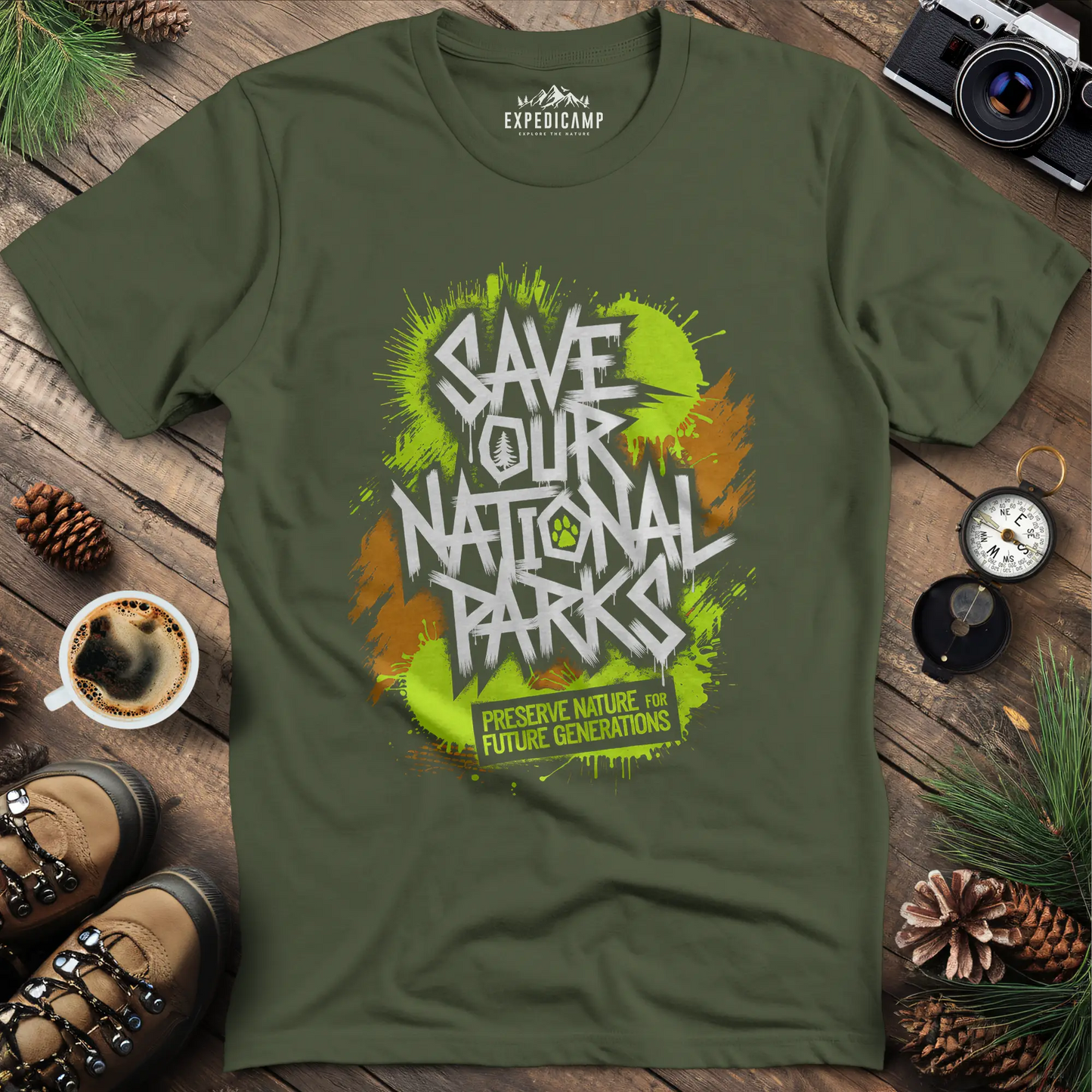 Graffiti Save Our National Parks T-Shirt