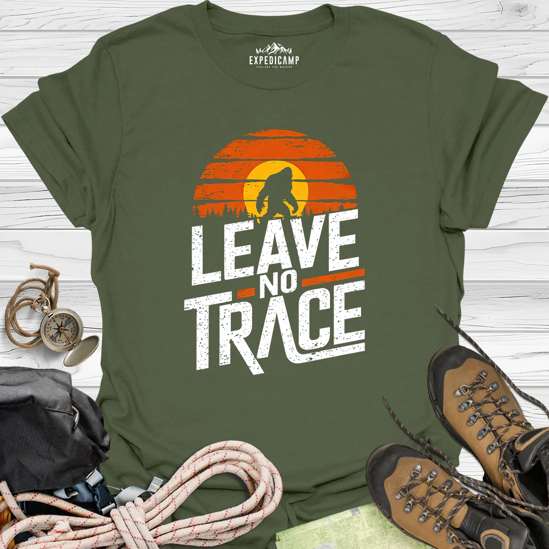 Bigfoot Leave No Trace America's National Parks T-Shirt