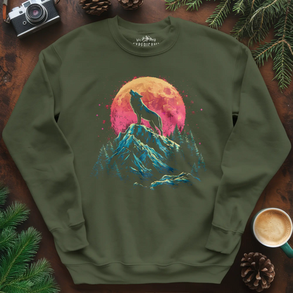 Lunar Howl Wolf Sweatshirt