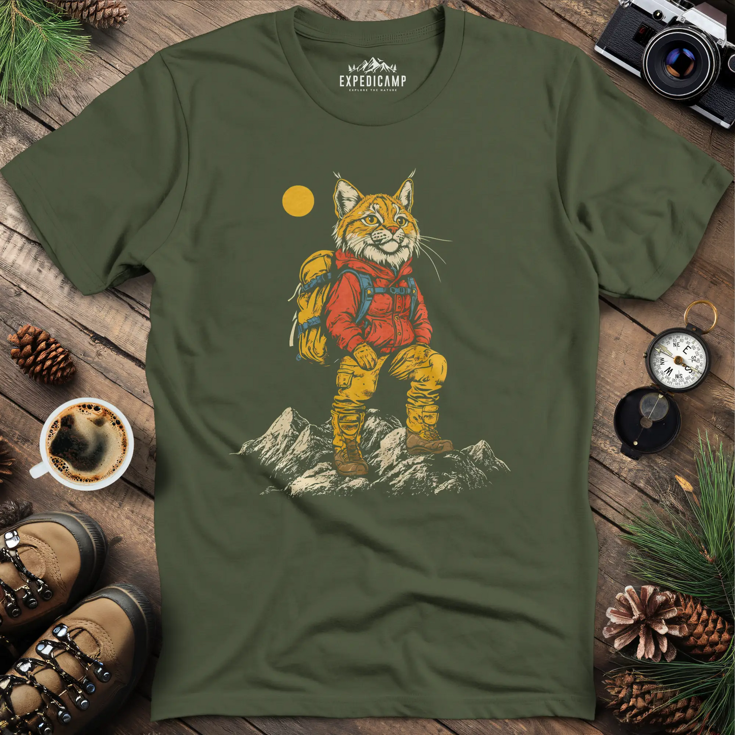 Lynx Hiker T-Shirt – Fierce and Free