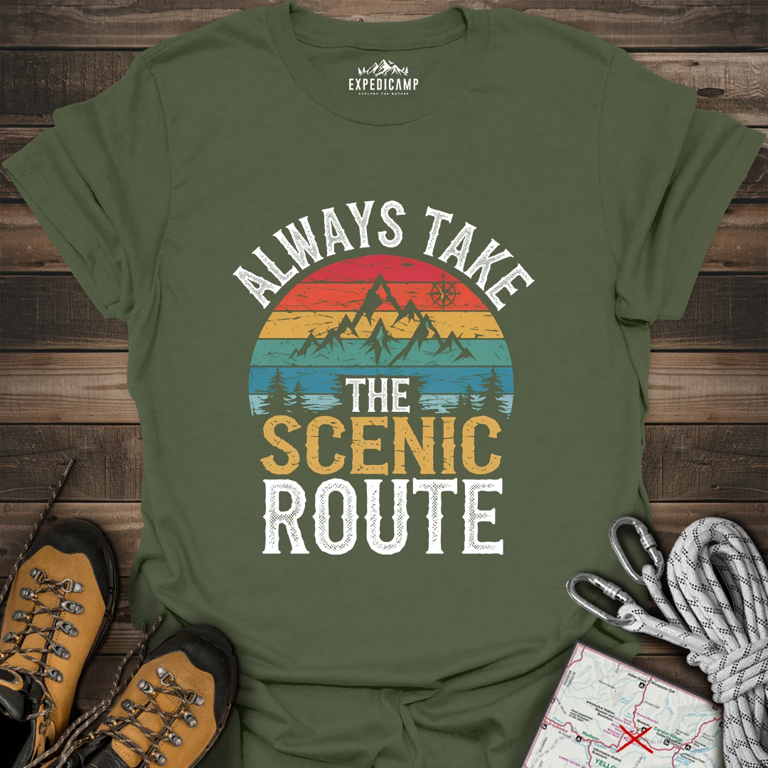 Always Take Scenic Route T-Shirt