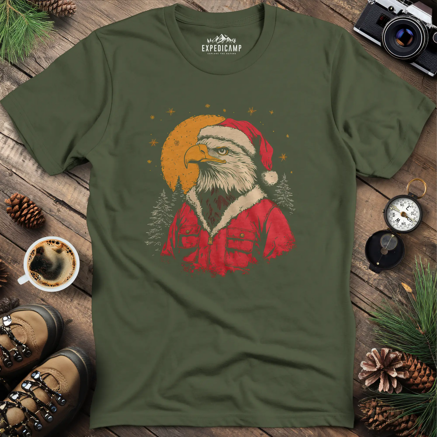 Santa Eagle T-Shirt