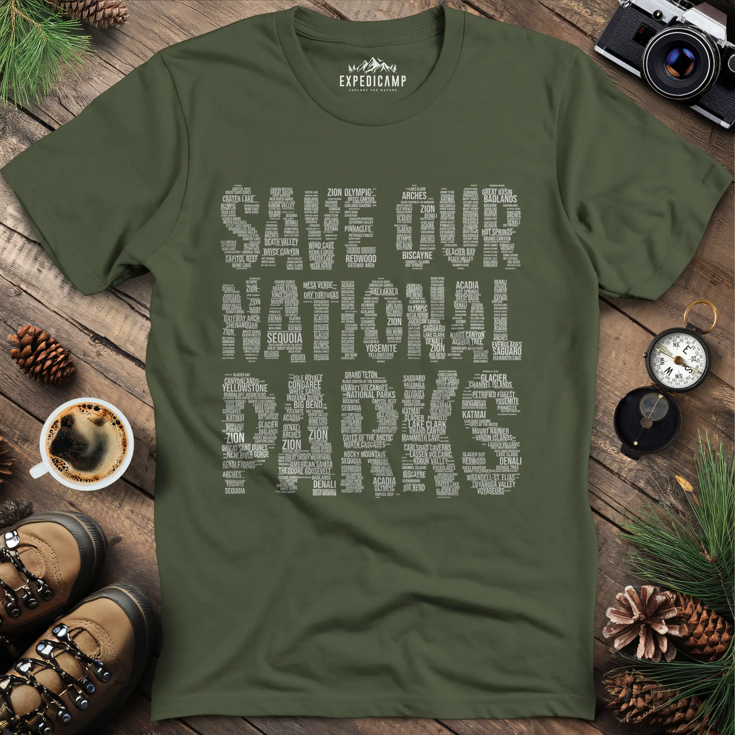 Save Our National Parks T-Shirt - Word Art