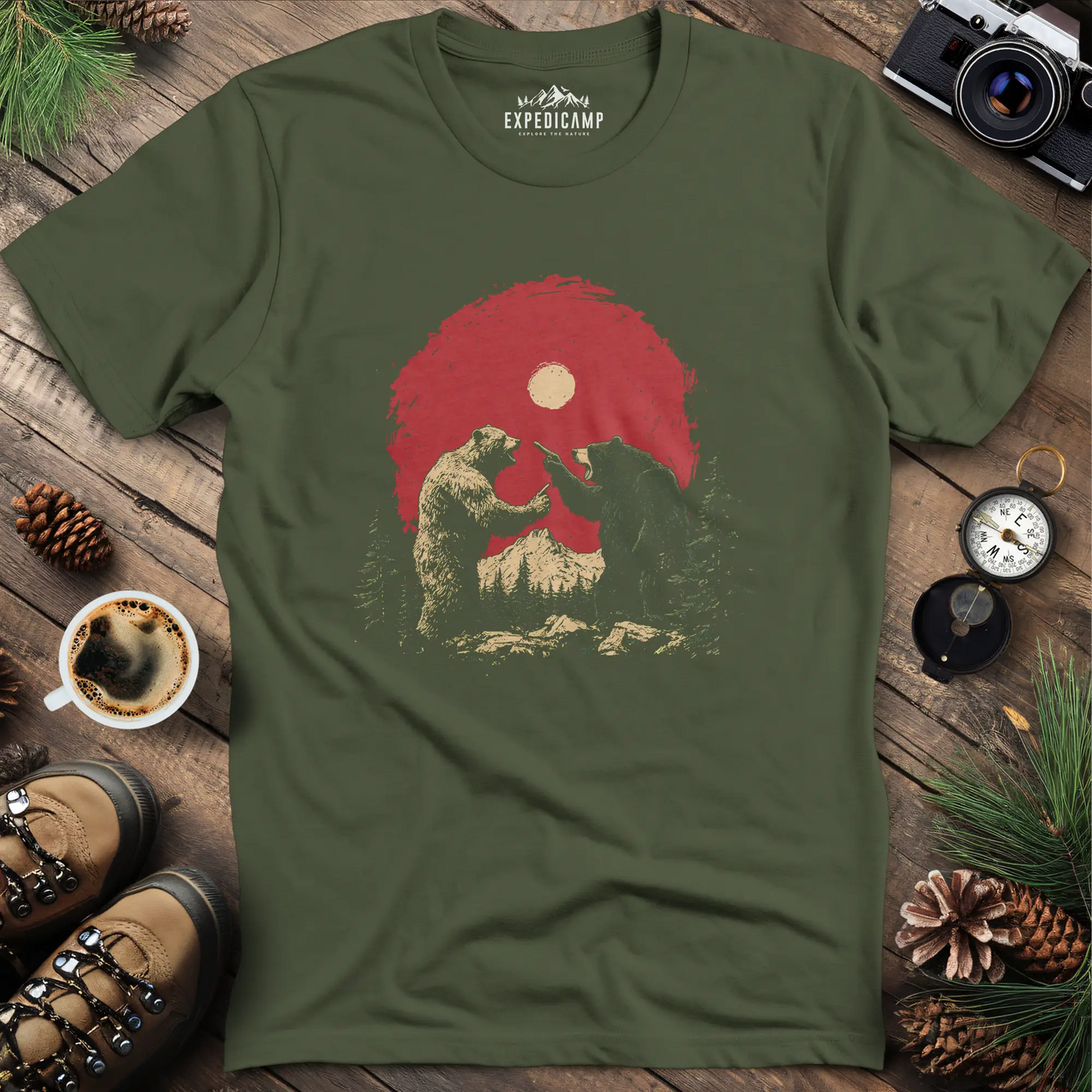 Bears Arguing T-Shirt – Wilderness Dispute