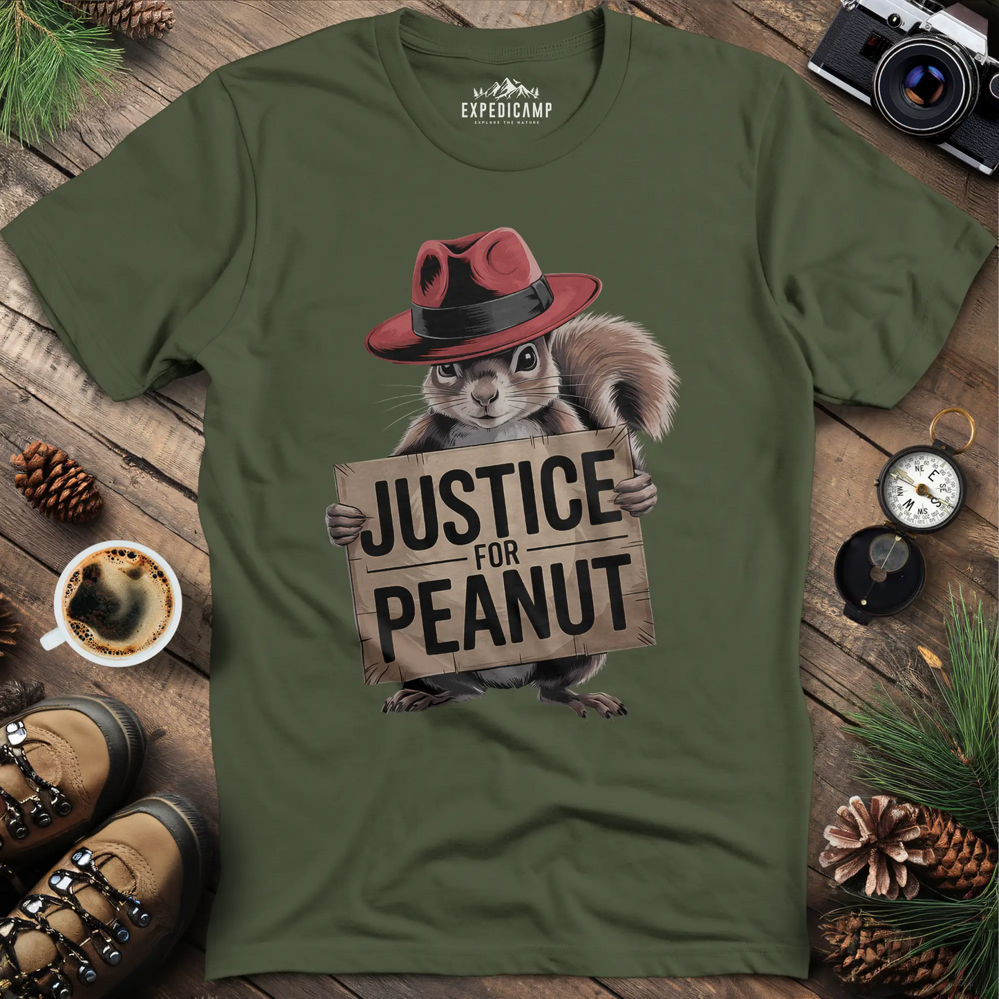 Justice for Peanut T-Shirt - Tribute to a Fallen Friend